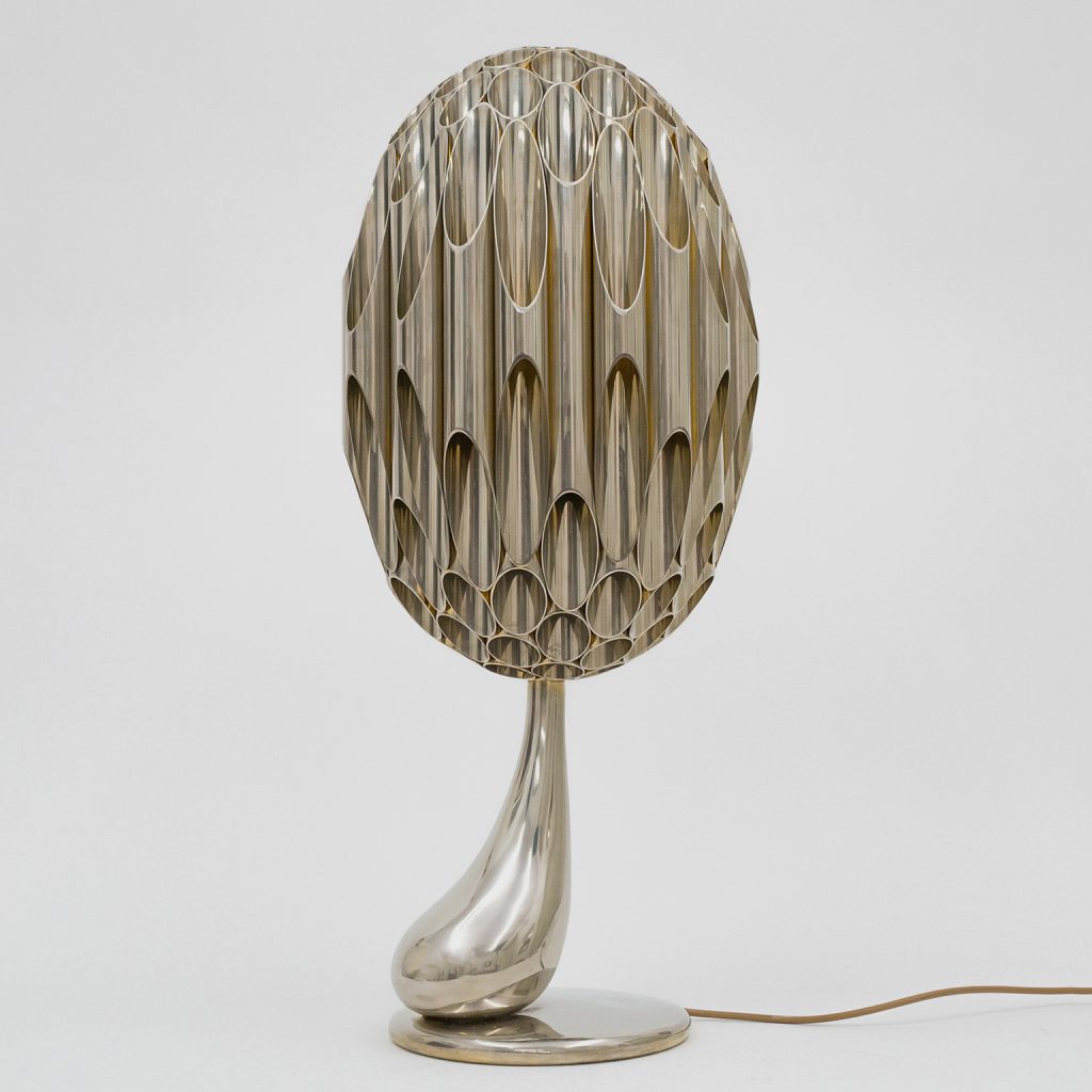 Rare 'Morille' Table Lamp by Maison Charles, 1970s