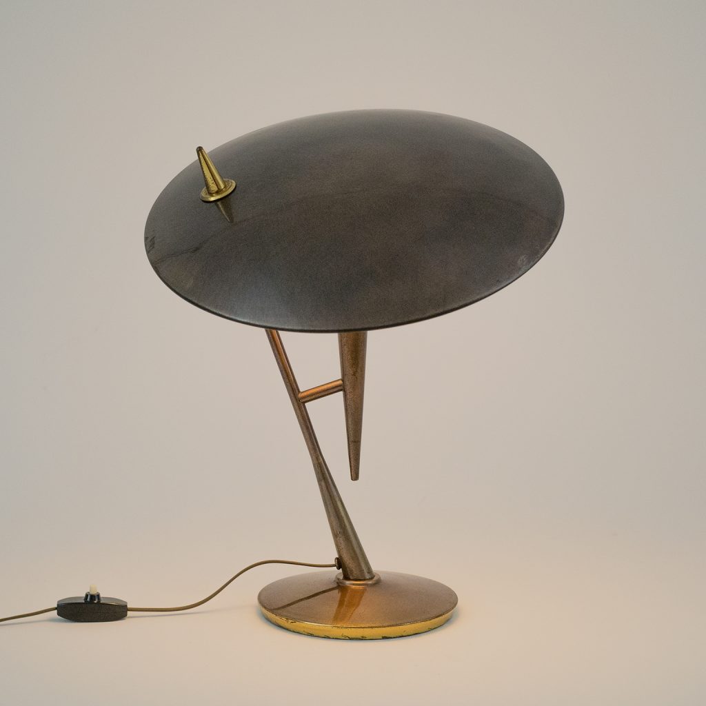 Stilnovo Brass Table Lamp, circa 1950