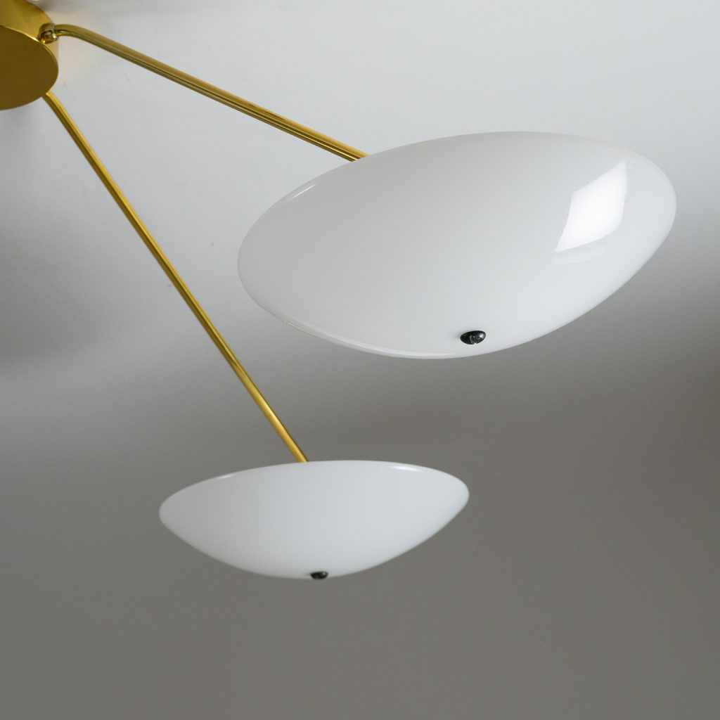 Modernist Sputnik Ceiling Light, 1950s