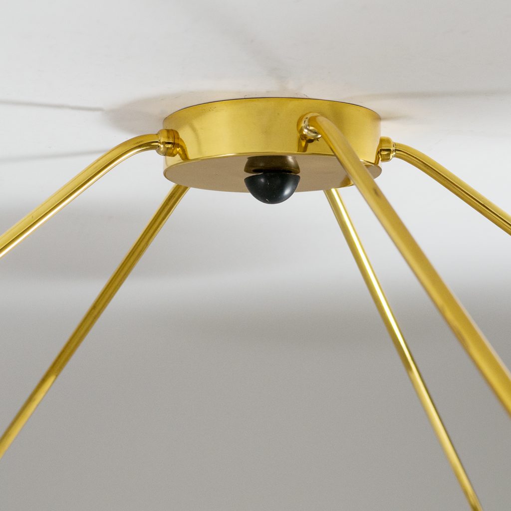 Modernist Sputnik Ceiling Light, 1950s