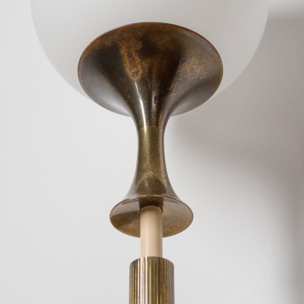 Pair of Large Angelo Lelii Wall Lights, 1956, Arredoluce