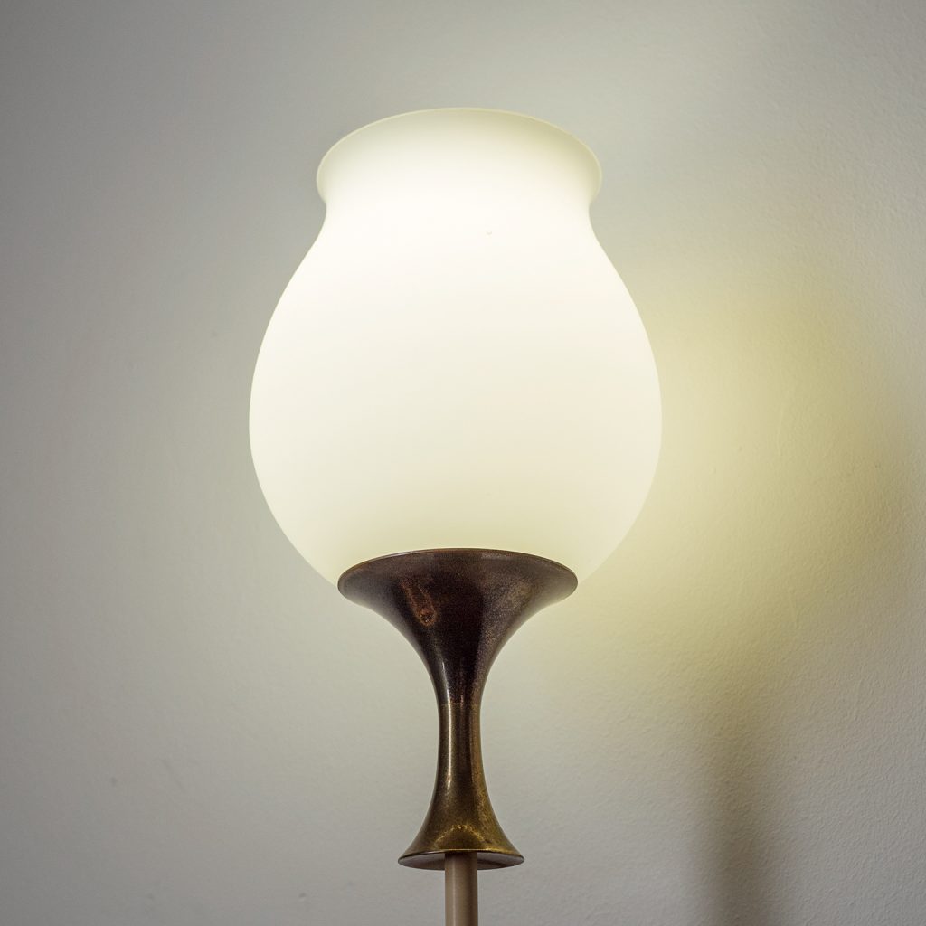 Pair of Large Angelo Lelii Wall Lights, 1956, Arredoluce