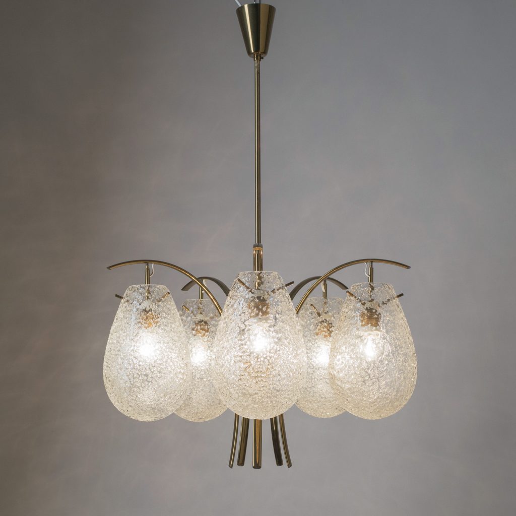 Rare Chandelier by Angelo Lelii for Arredoluce, 1959