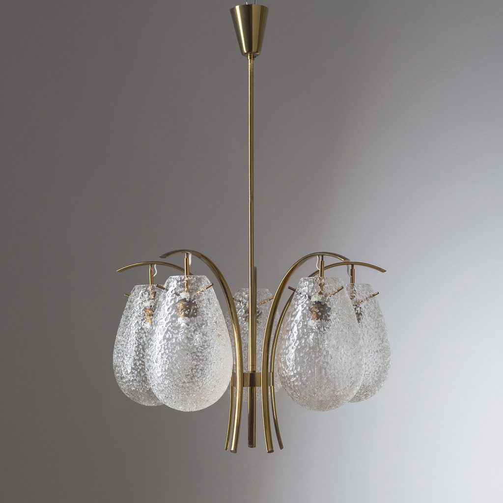 Rare Chandelier by Angelo Lelii for Arredoluce, 1959