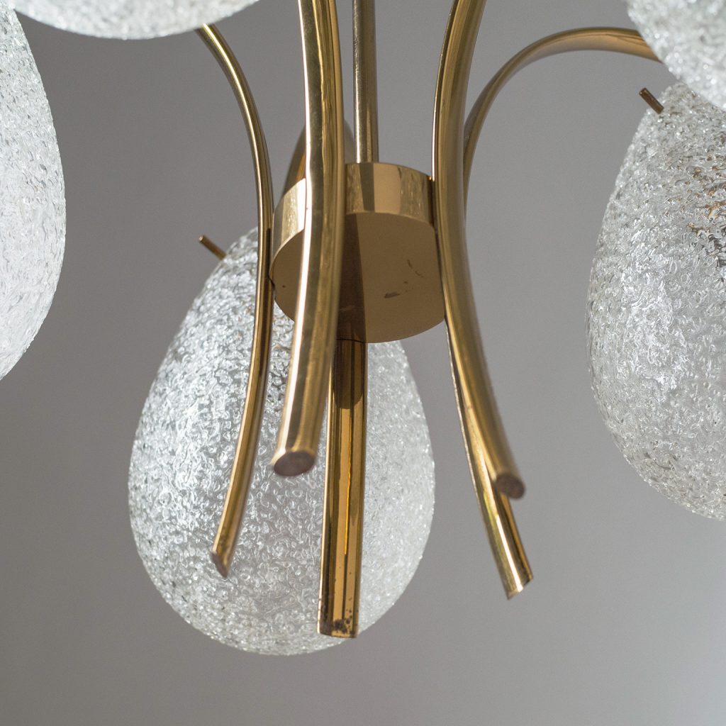 Rare Chandelier by Angelo Lelii for Arredoluce, 1959