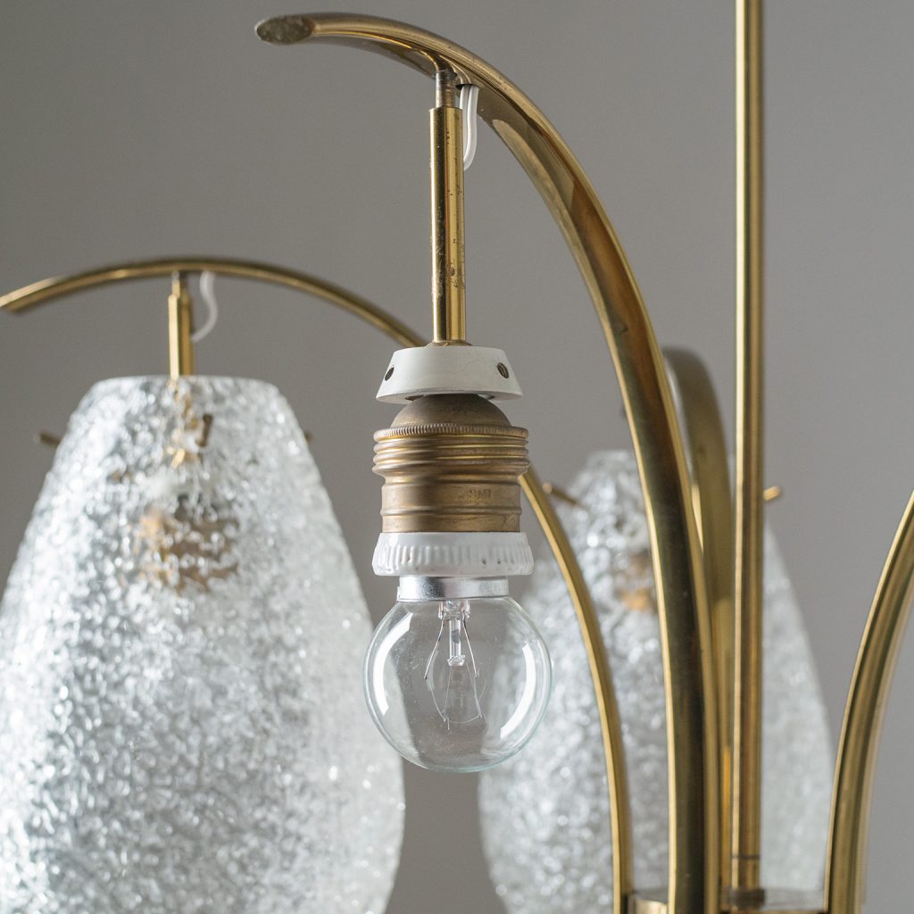 Rare Chandelier by Angelo Lelii for Arredoluce, 1959