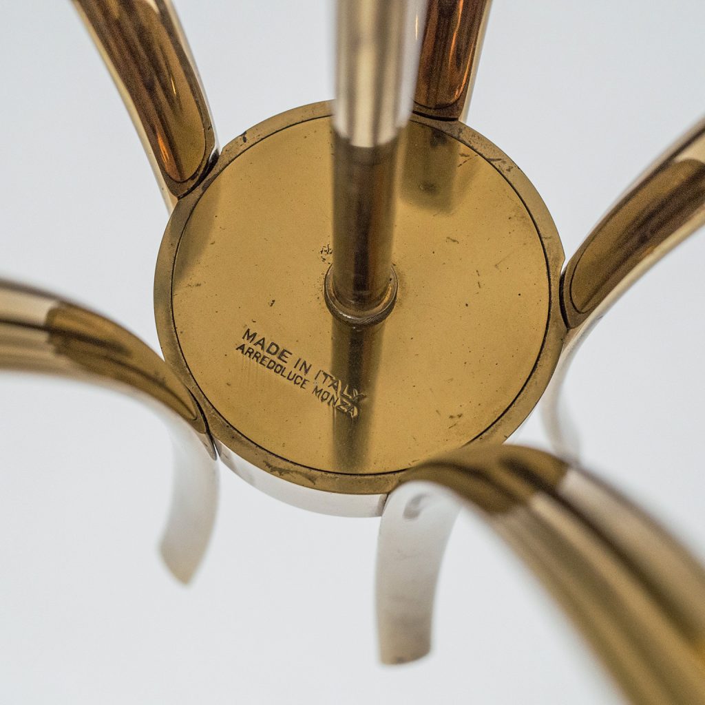 Rare Chandelier by Angelo Lelii for Arredoluce, 1959