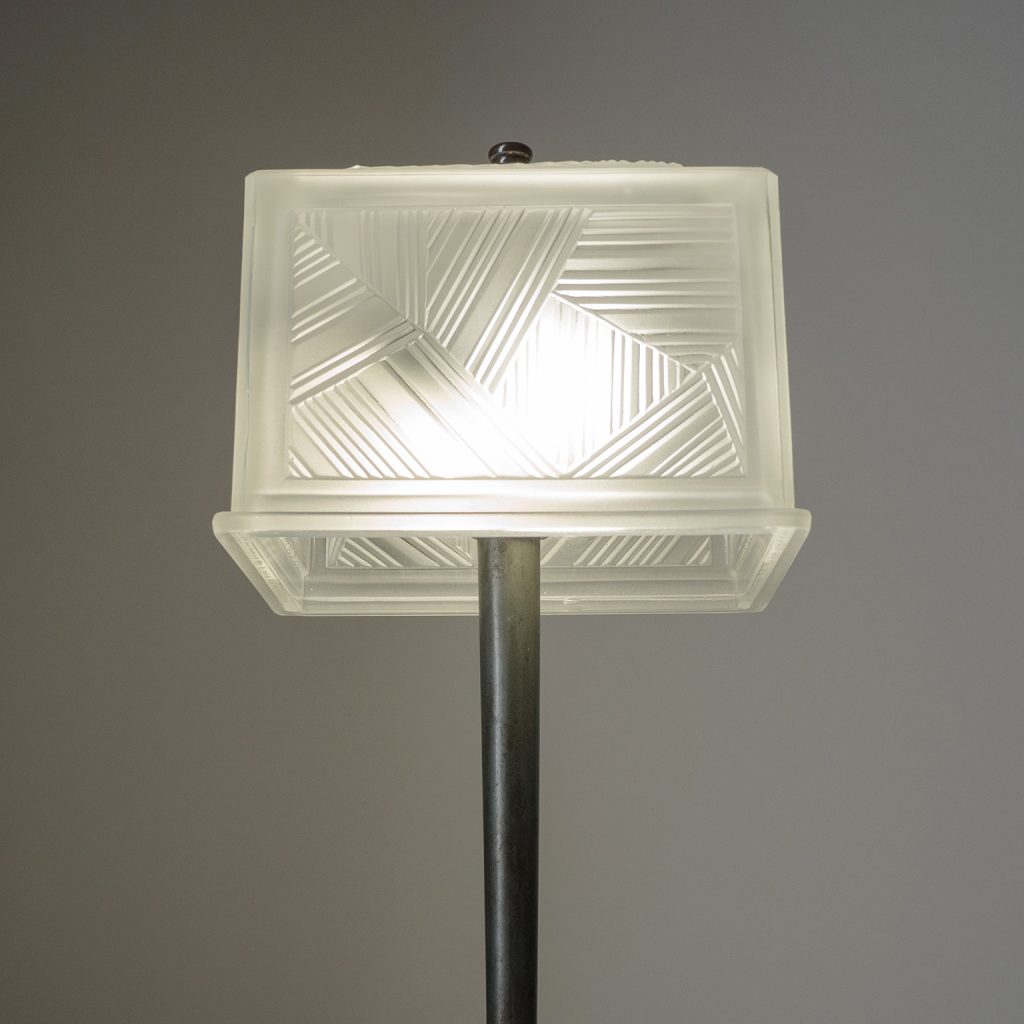 French Art Deco Table Lamp by Sabino, circa 1930