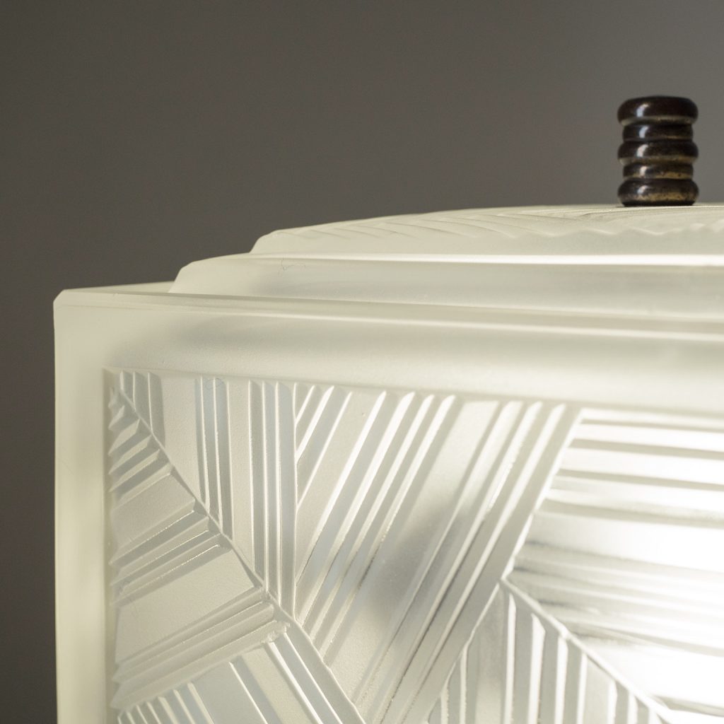 French Art Deco Table Lamp by Sabino, circa 1930