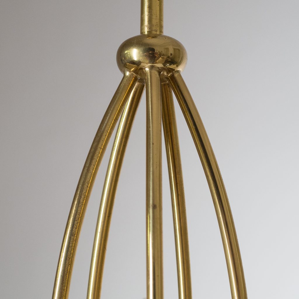Austrian Brass Chandelier, 1930s